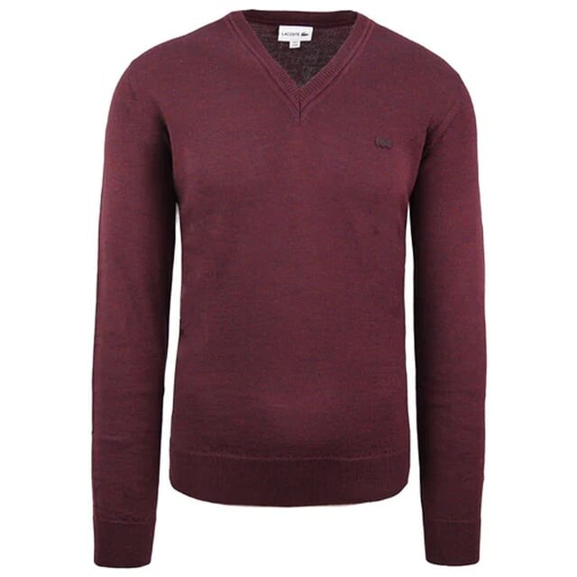 

Шерстяной свитер Lacoste, бургундия