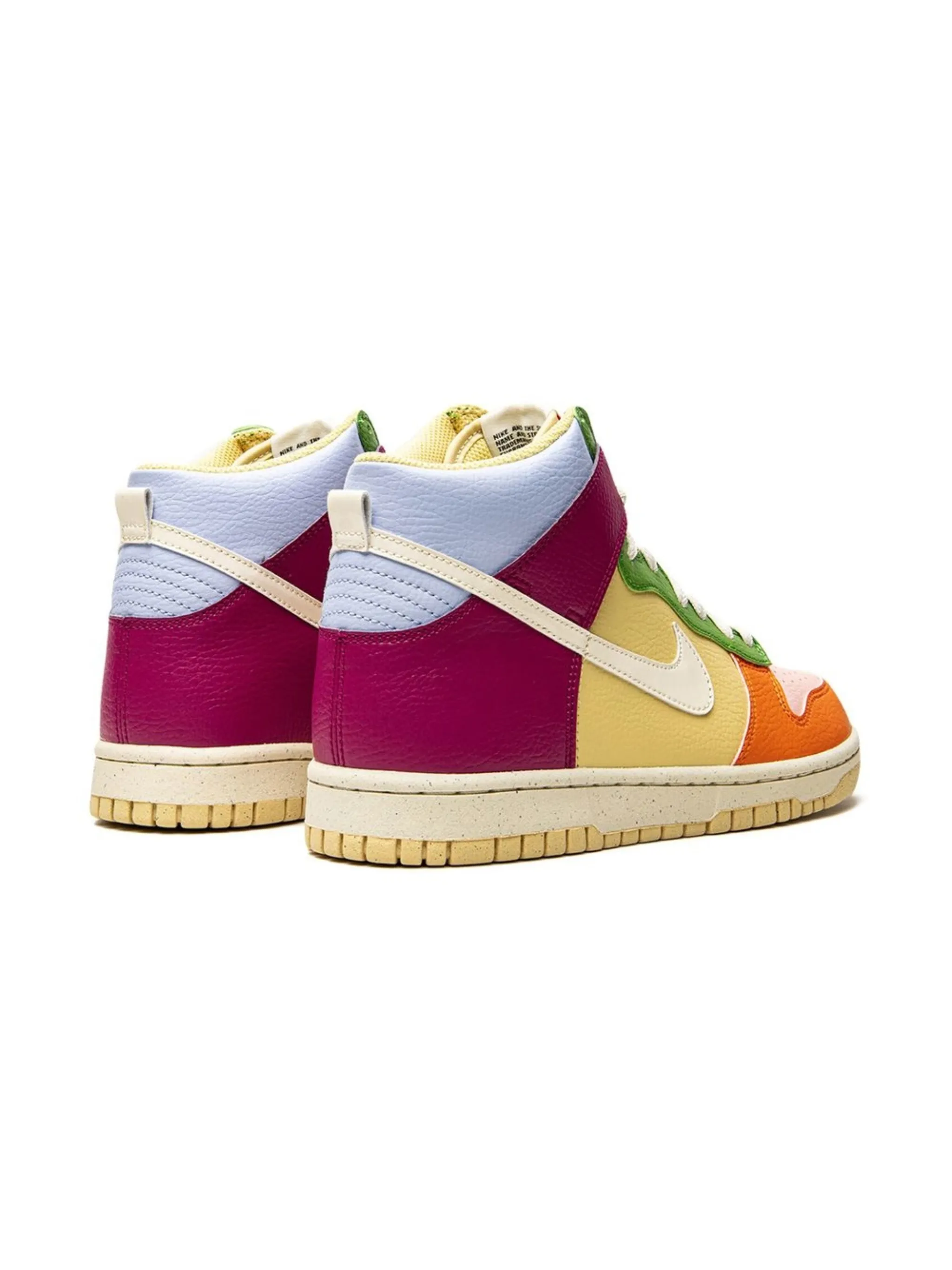 Кроссовки Dunk High Next Nature Nike Kids, желтый — фото 3