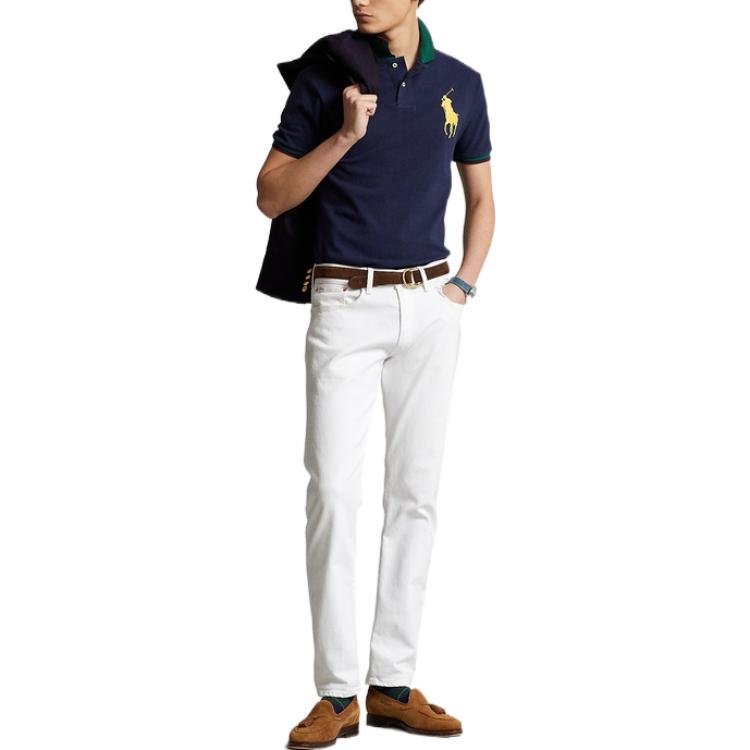 Polo Ralph Lauren Поло FW22 мужское морской синий — фото 4
