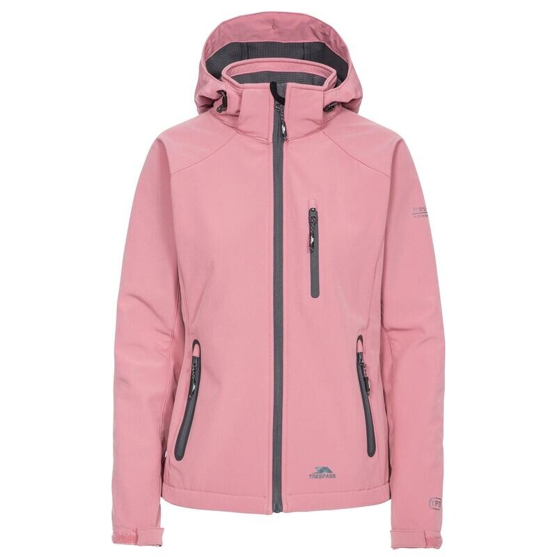 

Водонепроницаемая женская куртка из софтшелла модели Bela II Powder Pink TRESPASS, цвет rosa