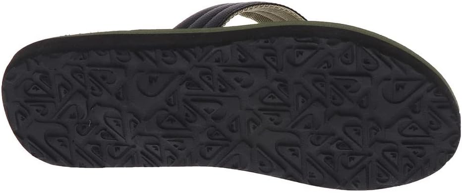 Мужские сандалии Quiksilver Carver Print, черный/зеленый/серый — фото 3