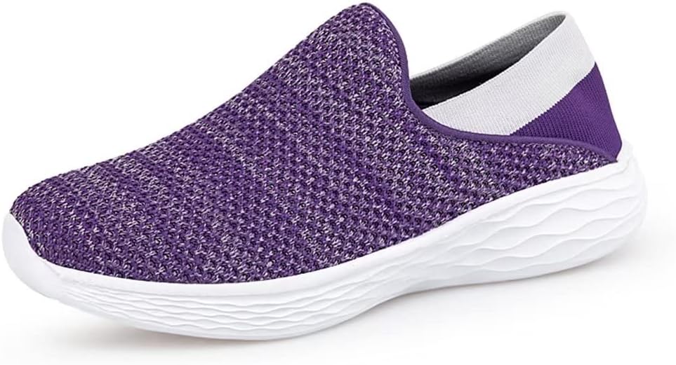 

Женские и мужские ультралегкие кроссовки Jakcuz с сетчатым верхом, нескользящие, удобные, унисекс, фиолетовый