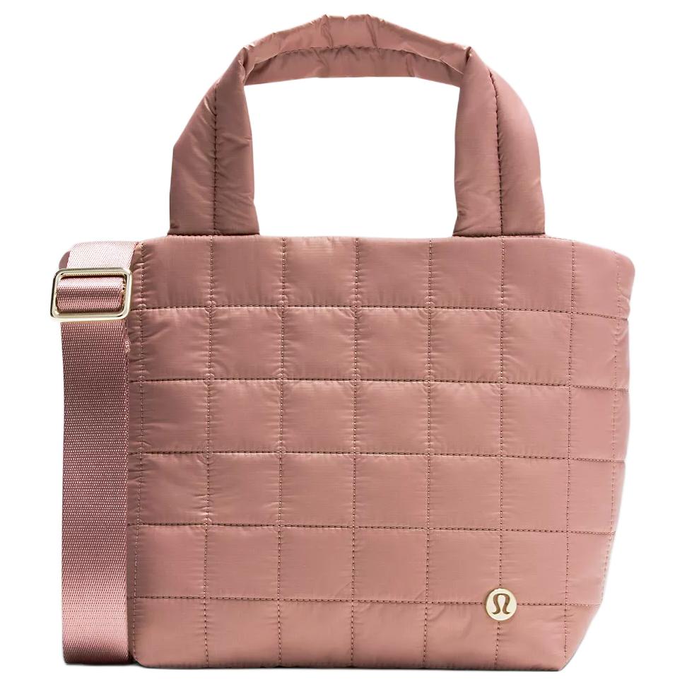 

Lululemon Нейлоновая сумка тоут, шоппер, сумка через плечо, маленькая женская сумка flesh pink