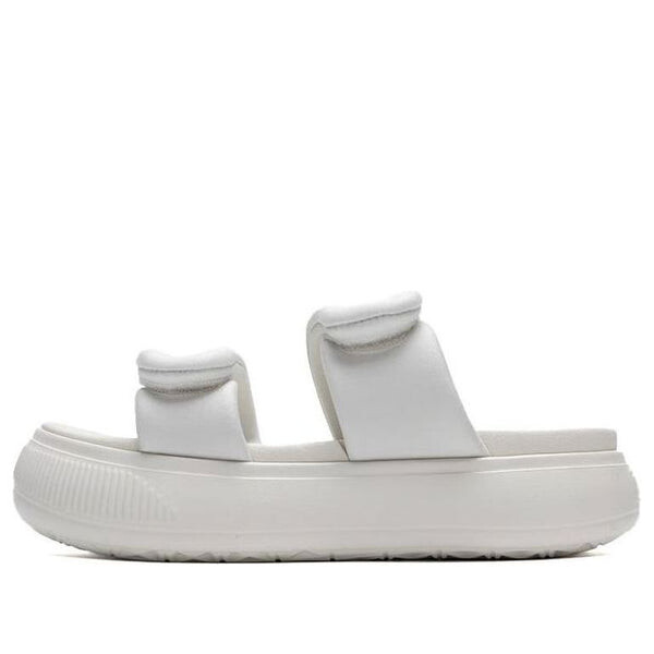 Тапочки mayu puffy slides 'warm white' Puma, белый