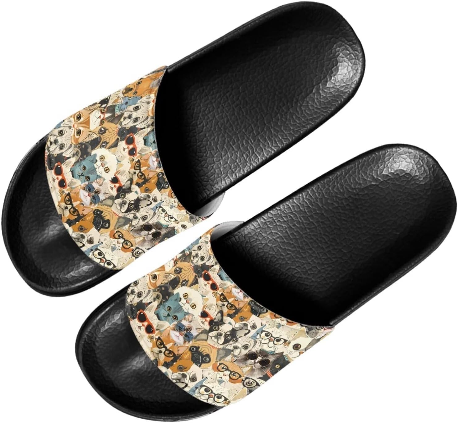 

Мужские и женские слайд-сандалии Forchrinse с ярким тай-дай рисунком бабочки, легкие тапочки с открытым носком для комфорта, для дома и улицы, мультиколор