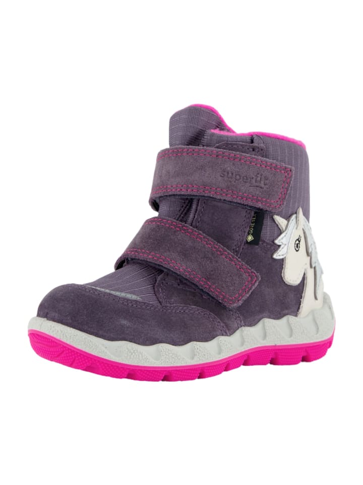 

Superfit Фиолетовые ботинки на липучках