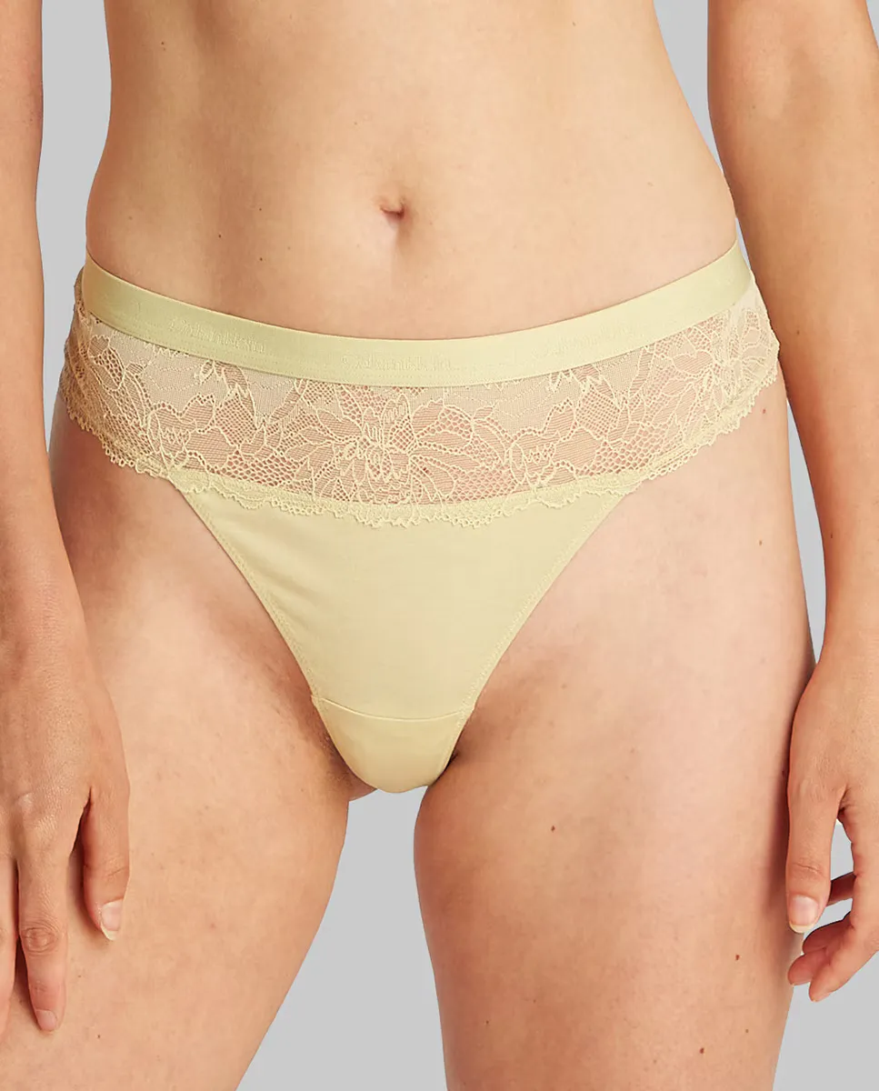 

ICON КРУЖЕВНЫЕ Стринги Calvin Klein, жёлтый