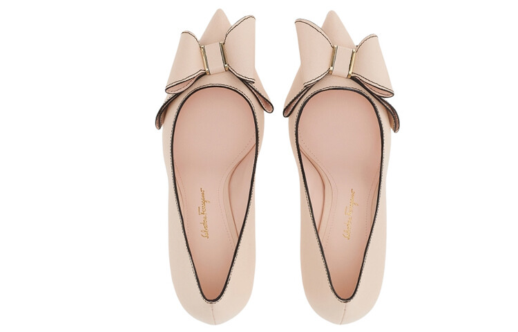 Туфли на высоком каблуке женские Ferragamo, розовый — фото 4