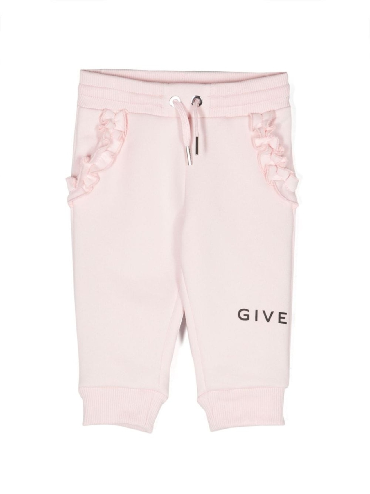 

Givenchy Kids спортивные брюки с логотипом, розовый