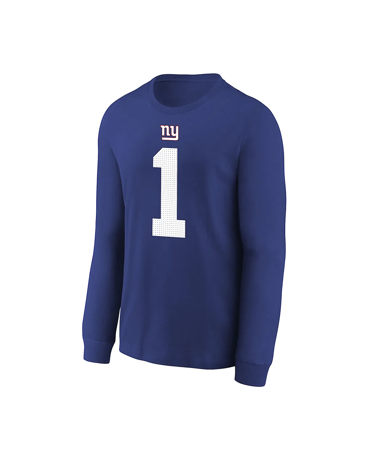 Длинный рукав футболка NFL New York Giants Malik Nabers для старших детей, Royal