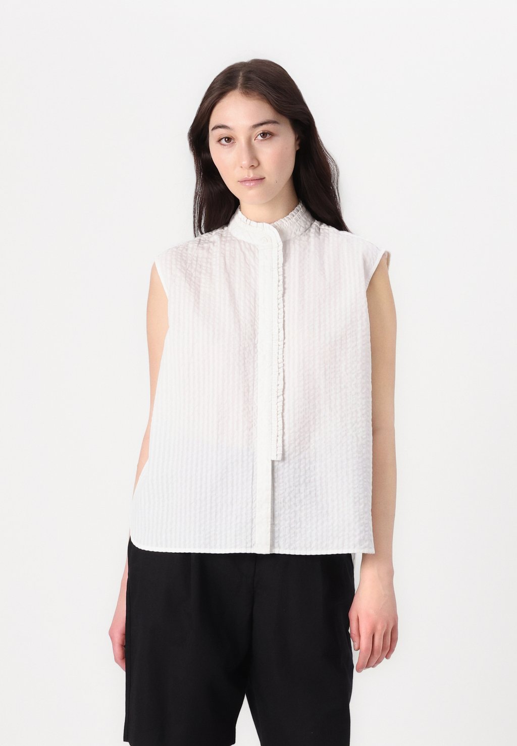 

Блузка на пуговицах RUFFLE SHIRT - Top Tommy Hilfiger, темно-синий