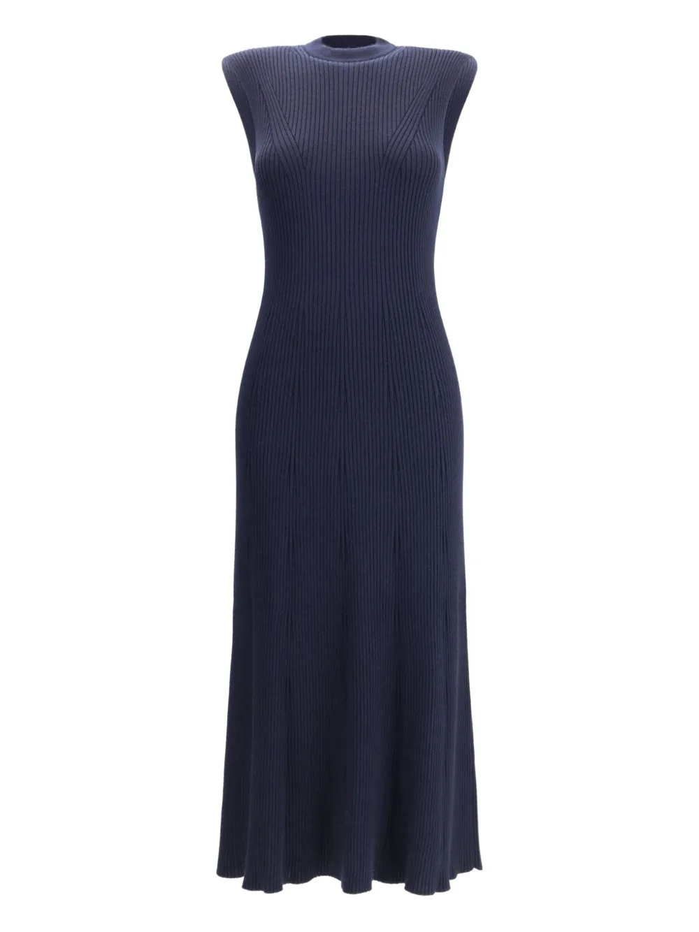 

Миди-платье без рукавов в рубчик Sa Su Phi, синий