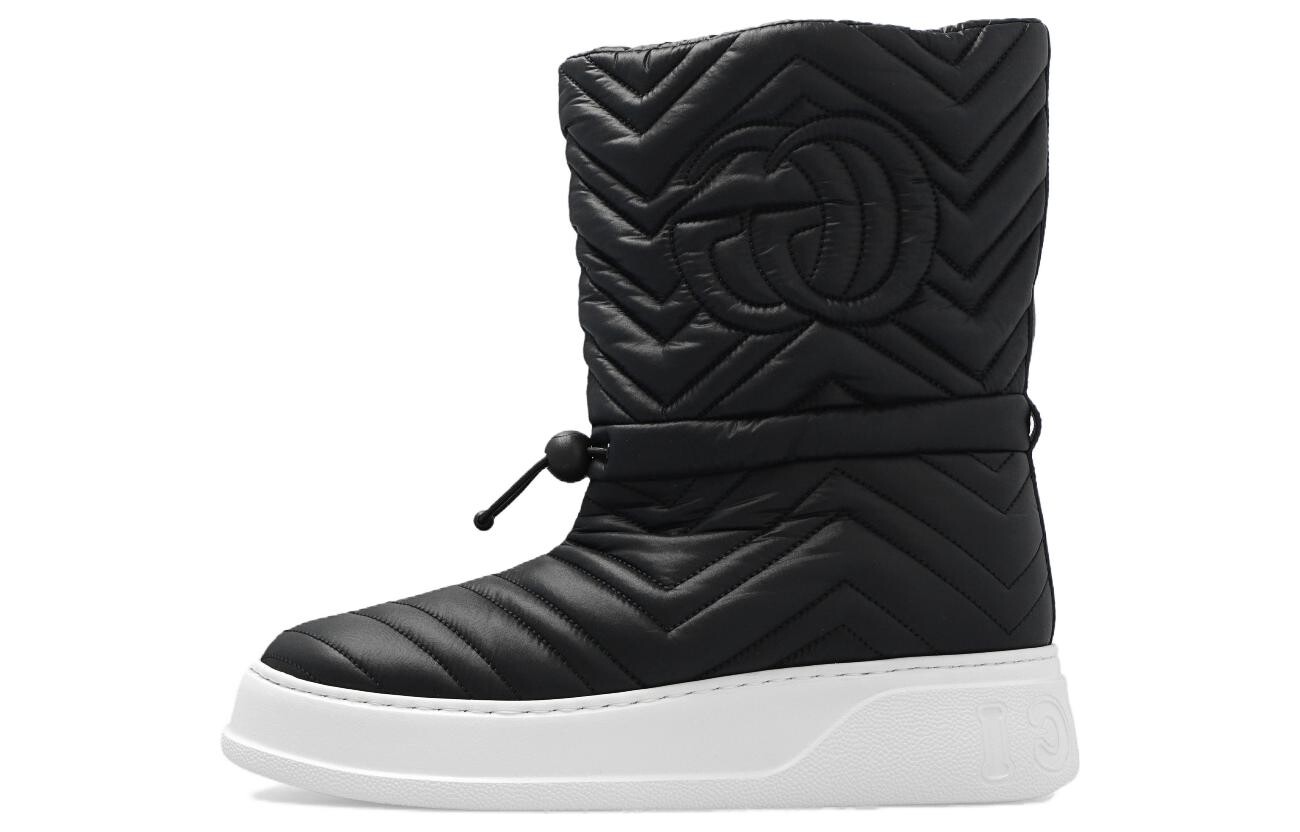 

Ботинки женские Gucci Logo-quilted, черный