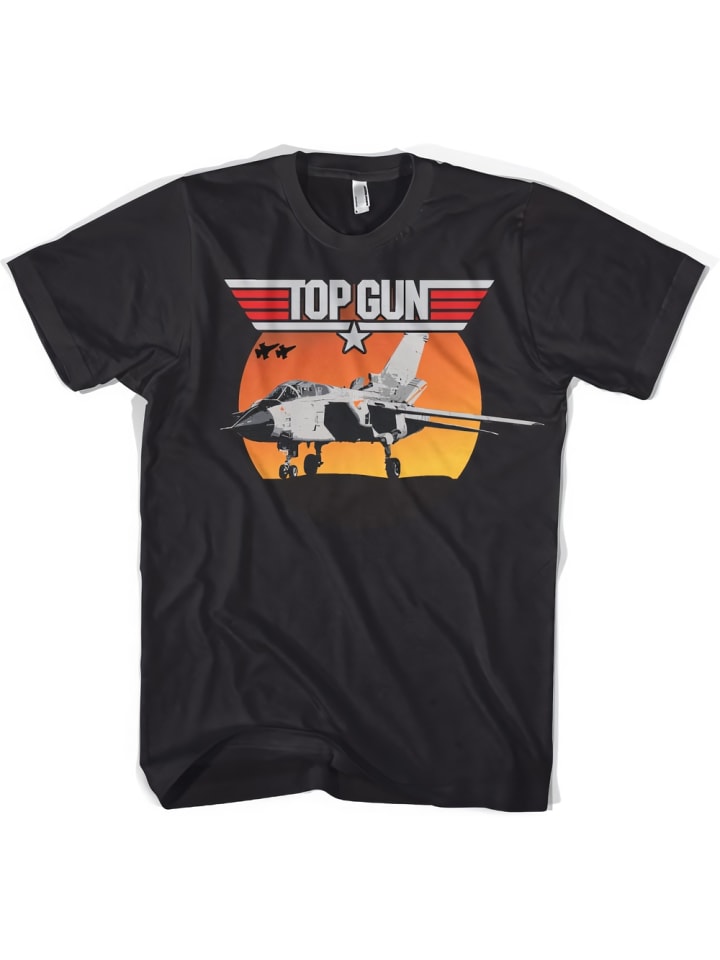 

Футболка Sunset Fighter Big Tall T-Shirt черного цвета TOP GUN, Черный, Футболка Sunset Fighter Big Tall T-Shirt черного цвета TOP GUN