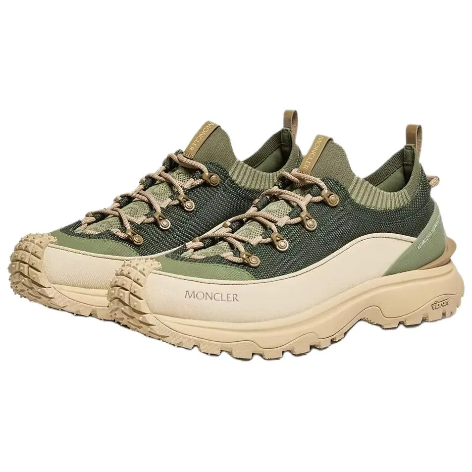 Кроссовки Trailgrip Lite3 Low Moncler Оливковый — фото 4