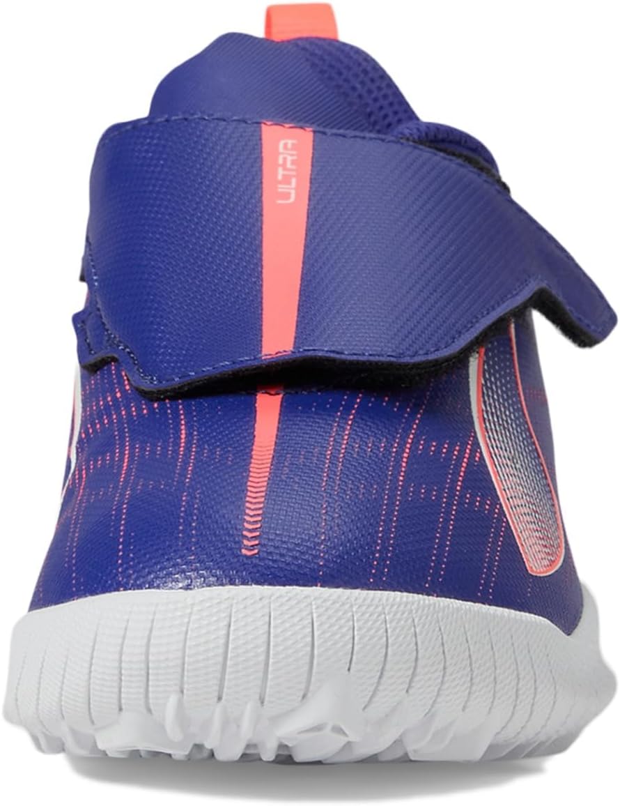 Детские спортивные кроссовки Puma Ultra Play с застежкой-липучкой для газона, Lapis Lazuli-puma White-sunset Glow — фото 3