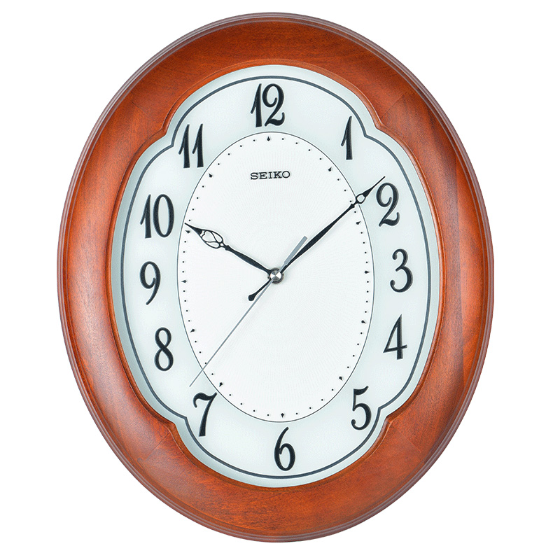 

SEIKO Часы Sweeping Seconds Movement Camphor Wall Clock Unisex White