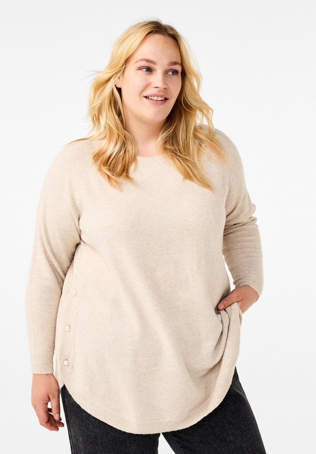 

Джемпер Zizzi, песочный