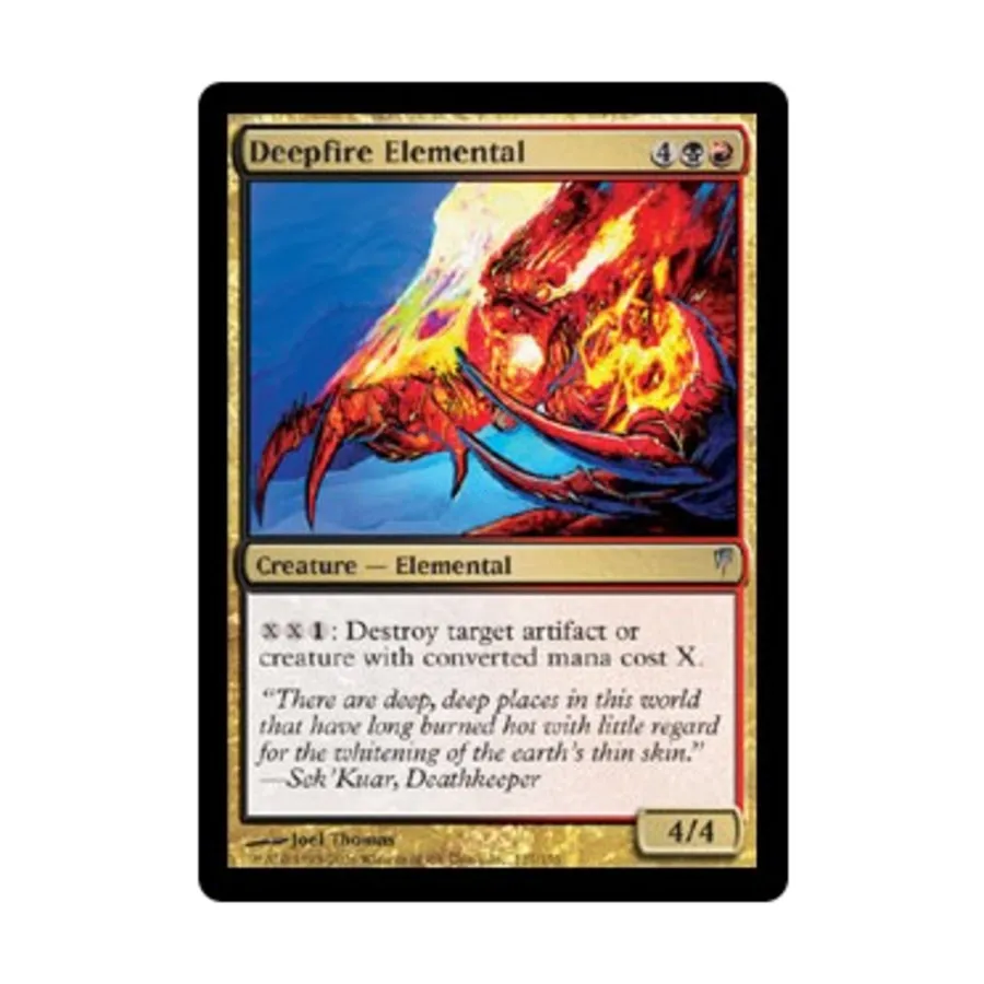 

CCG Элементаль глубокого огня (U), MTG - Coldsnap