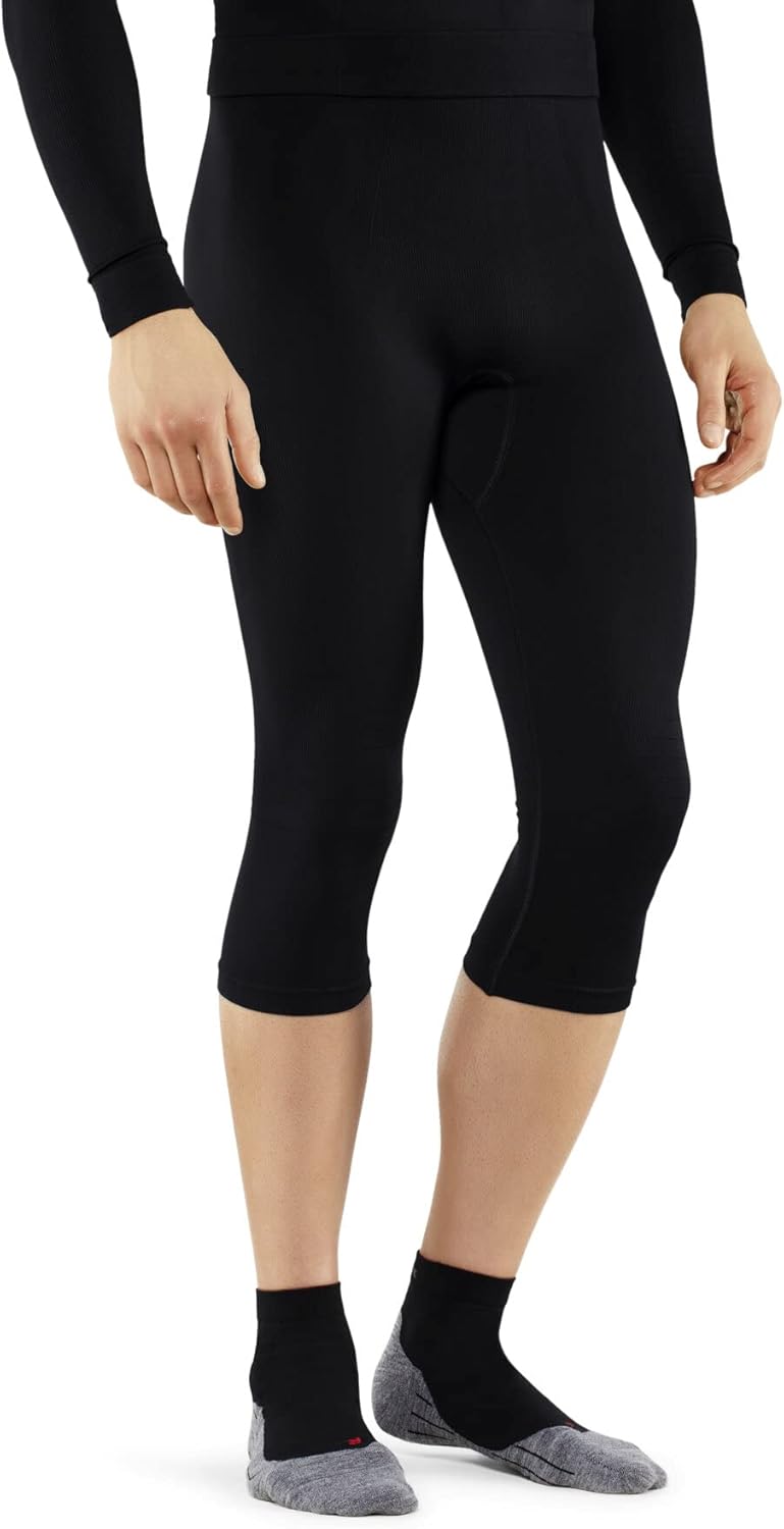 

Мужской максимально теплый базовый слой FALKE 3/4, 1 пара, Black (Black 3000)