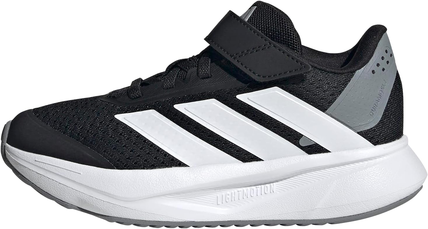 

Кроссовки adidas Kids' Duramo SL с эластичными шнурками, белый/черный/серый
