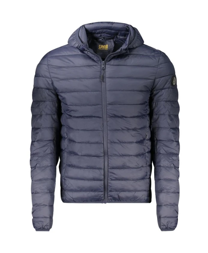 

Куртка из полиэстера с застежкой-молнией и воротником-стойкой. Cavalli Class, синий