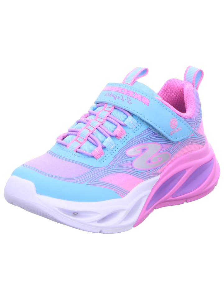 

Кроссовки на шнуровке Skechers, цвет turquoise/multi
