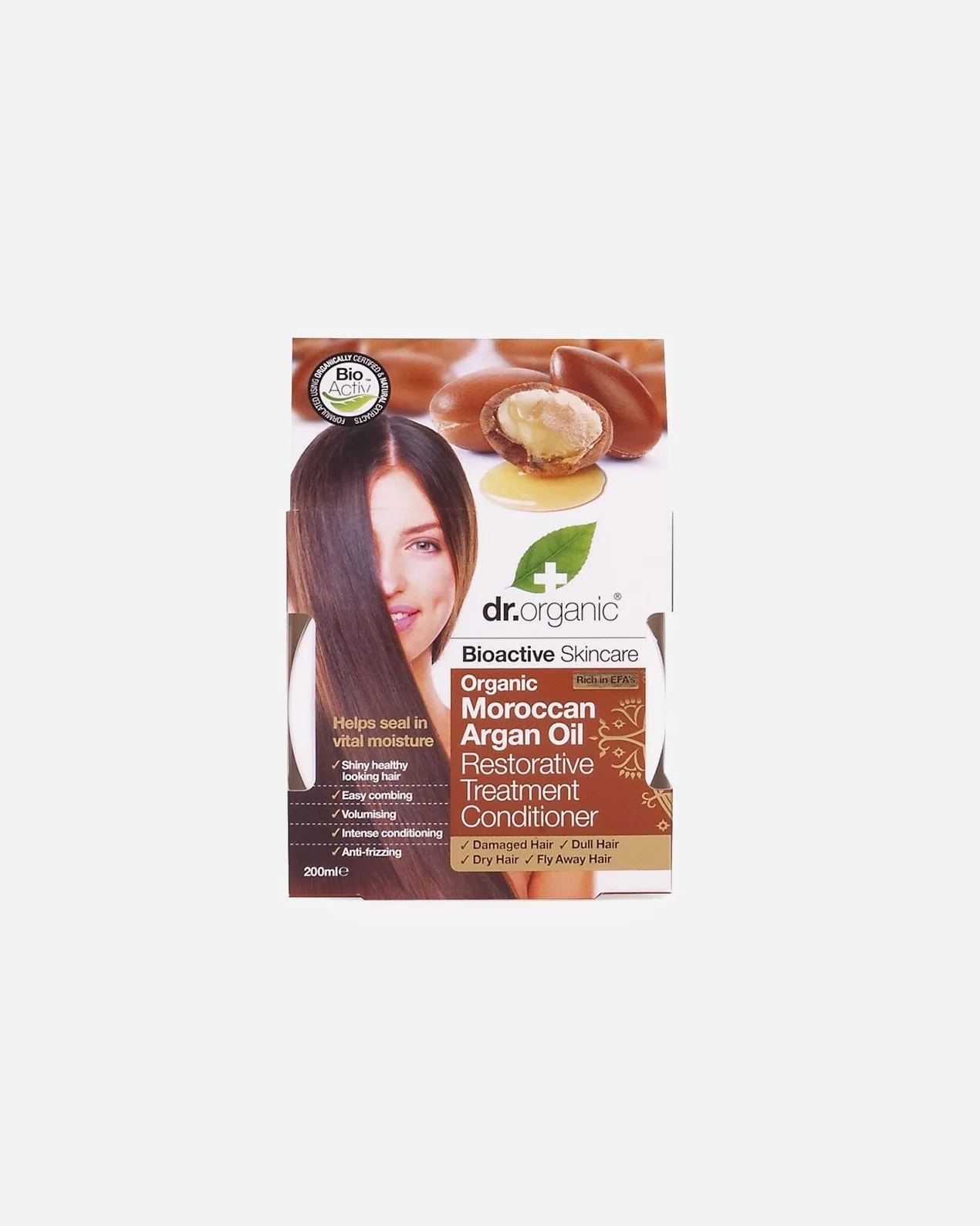 Haarcreme марокканское аргановое масло aufbaupflege-spülung Dr Organic, 200 мл