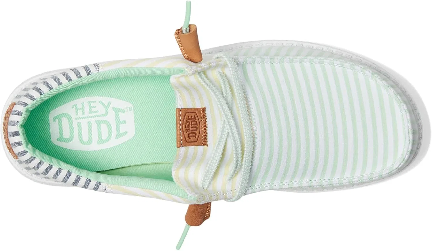 Мужские лоферы Hey Dude Wally Tri Nu Prep HEYDUDE, Green Ash Multi — фото 2