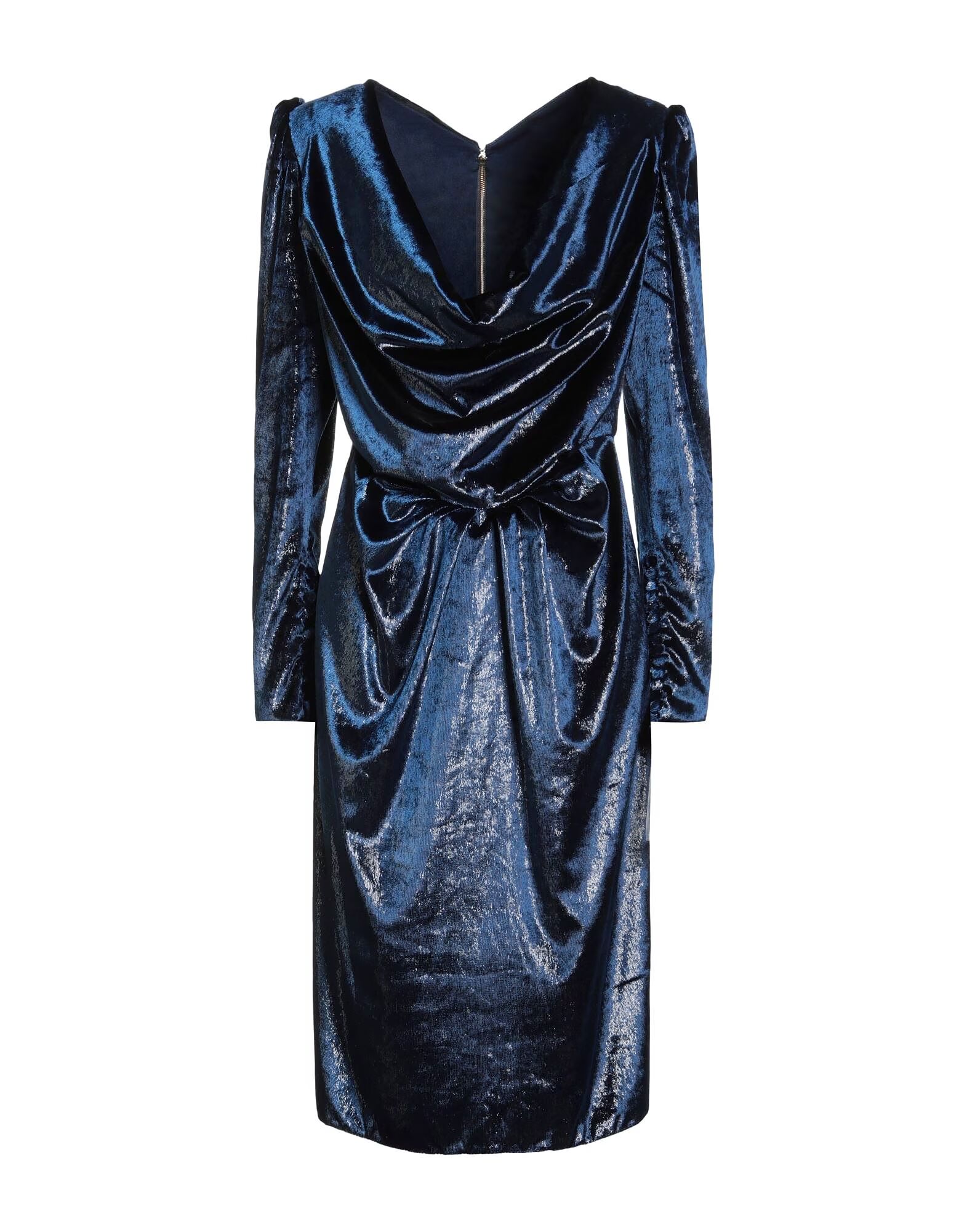 

Платье миди Rhea Costa, полуночно-синий