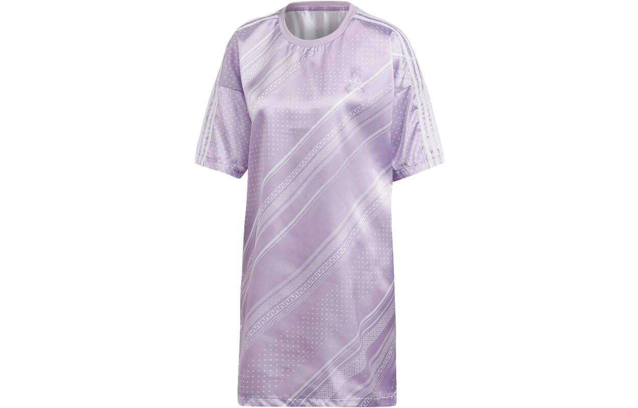 

Платье с короткими рукавами женское фиолетовое Adidas Originals