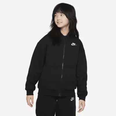 

Худи Nike Sportswear Club Fleece, черный/белый