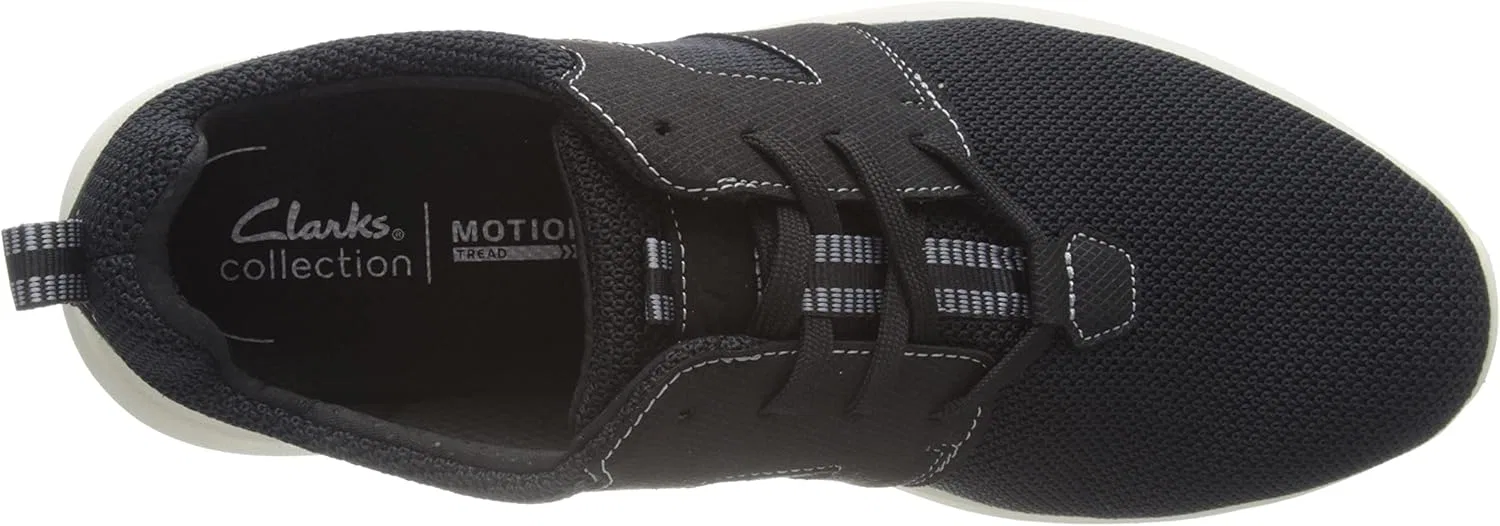 Мужские кроссовки Clarks Lehman Tie Trainers, Black — фото 3