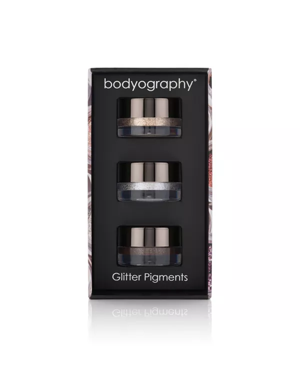 

Набор из трех блестящих пигментов Bodyography, multicolored