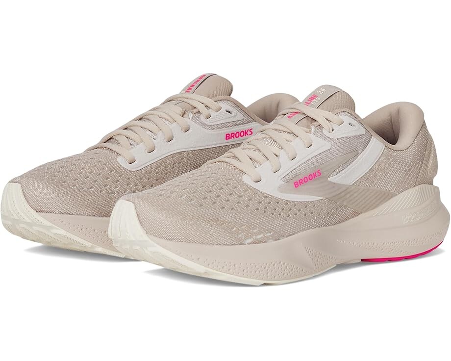 

Кроссовки Brooks Adrenaline GTS 24, цвет Chateau Grey/Coconut/Pink