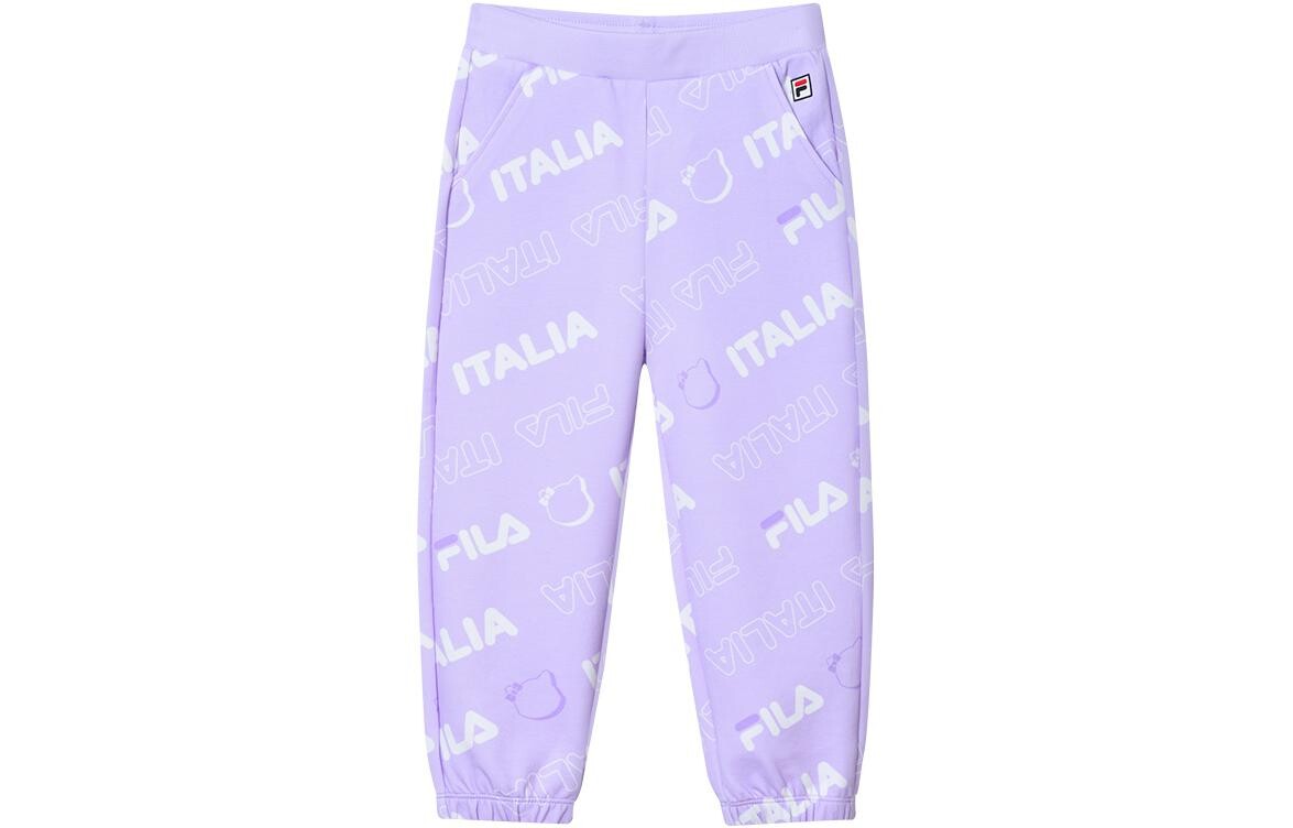 

Детские трикотажные спортивные штаны Fila Kids, цвет All Over Print