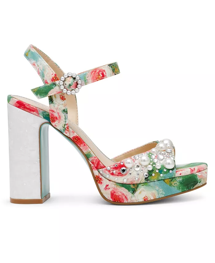Сандалии Avian Platform Dress Betsey Johnson, мультиколор — фото 2