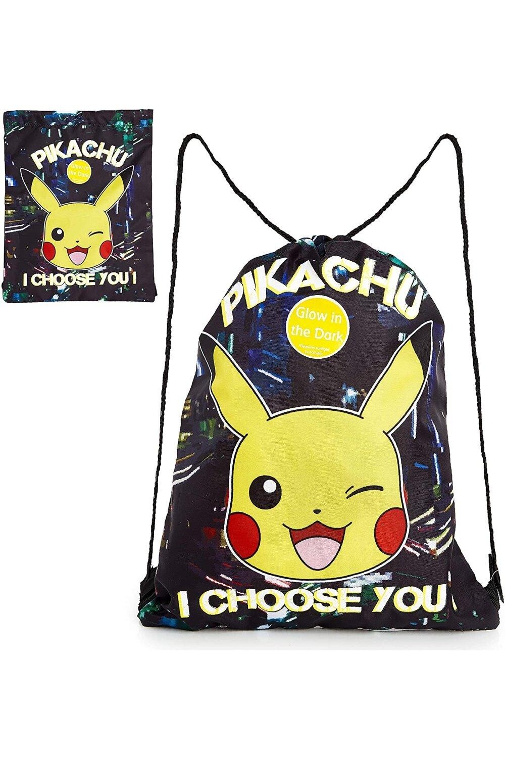 

Сумка Пикачу «Я выбираю тебя» на шнурке Pokemon, черный