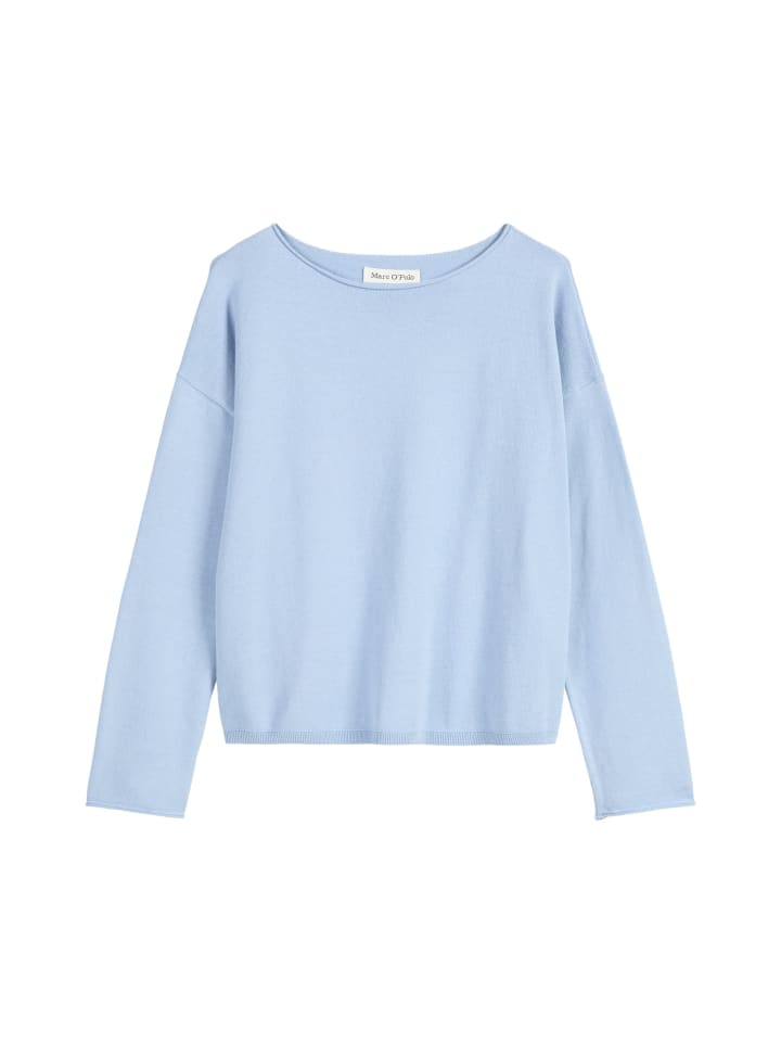 

Marc O'Polo Свободный свитер тонкой вязки цвета «Мягкое море»