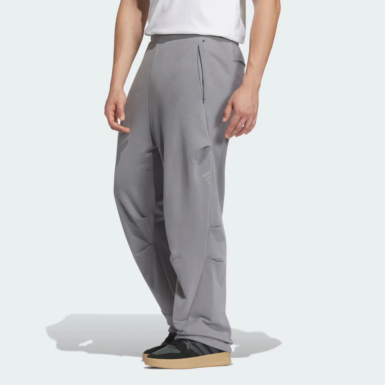 Брюки casual мужские fw24 fustl p kn pt2 gray Adidas, серый — фото 4