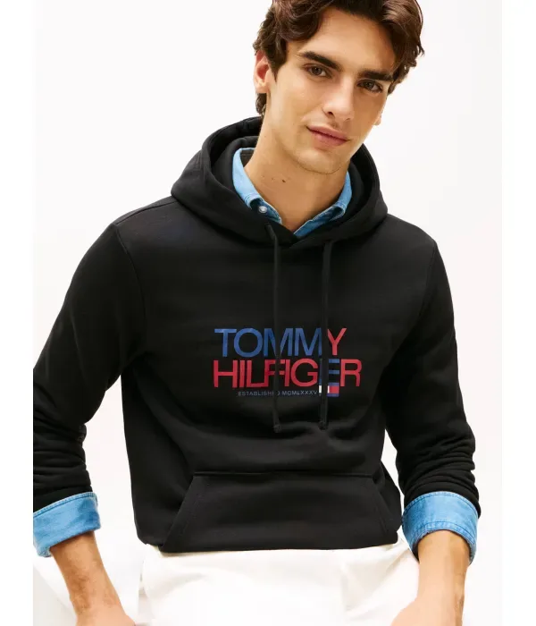 Толстовка BRAND LOVE regular fit Tommy Hilfiger, черный — фото 4