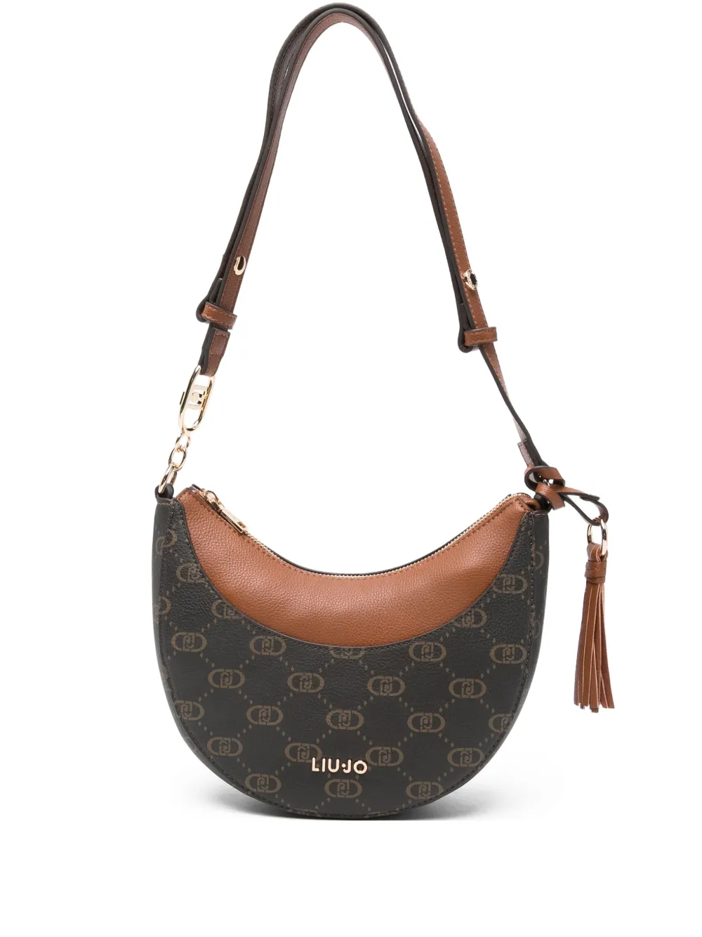 

Маленькая сумка на плечо с логотипом Liu Jo, коричневый