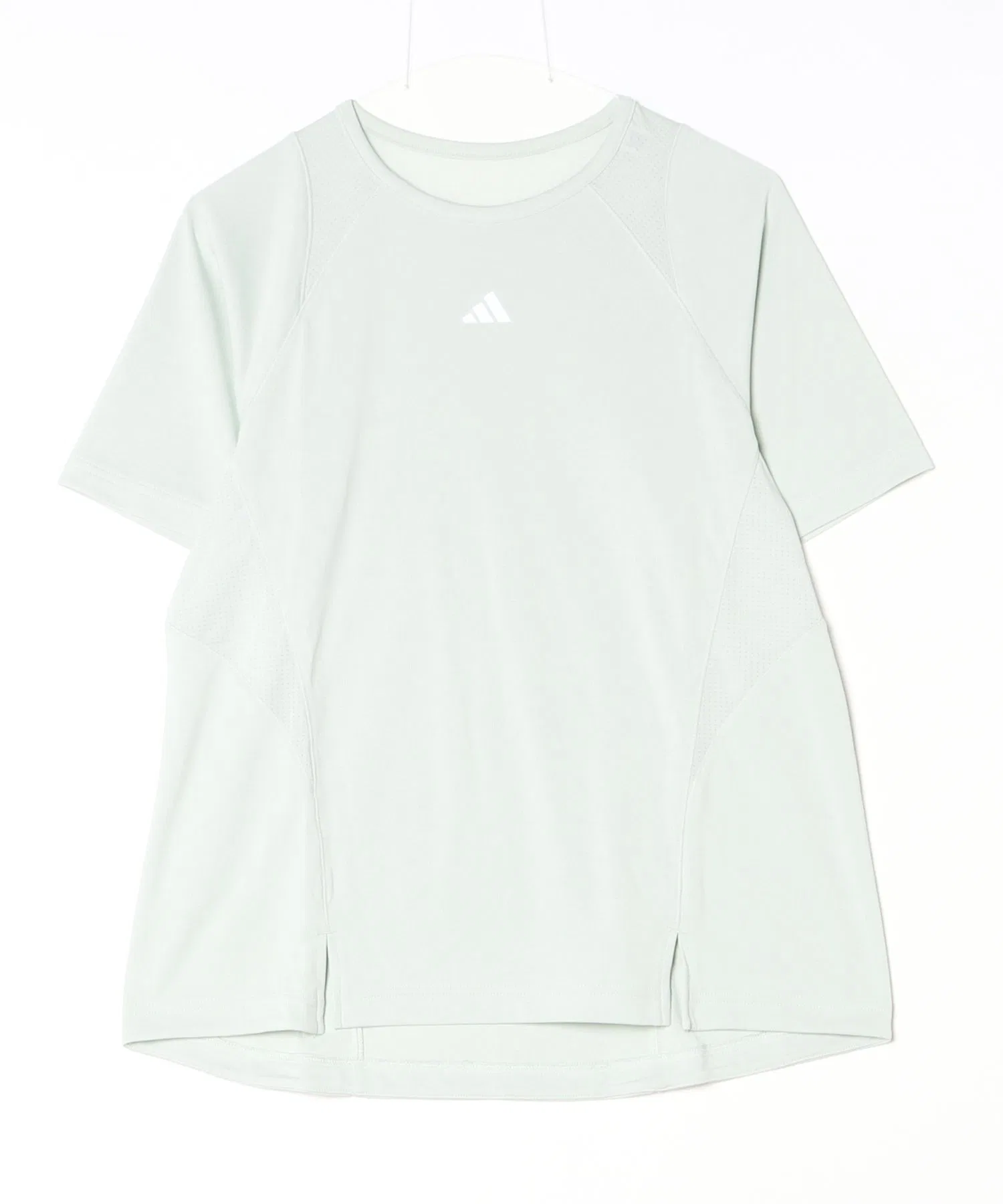Женская футболка Adidas Training Essentials Plus свободного кроя салатовая