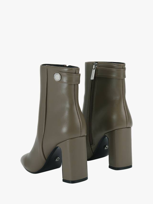Ботильоны на высоком каблуке jackpot Carvela, цвет Green Khaki — фото 4