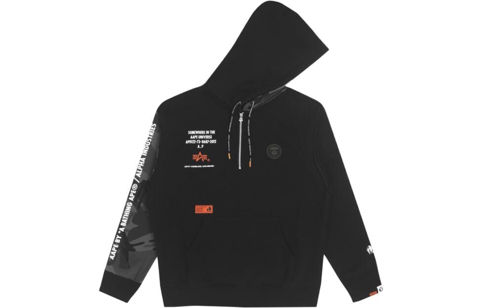 

Мужская толстовка Alpha Industries X Aape, черный