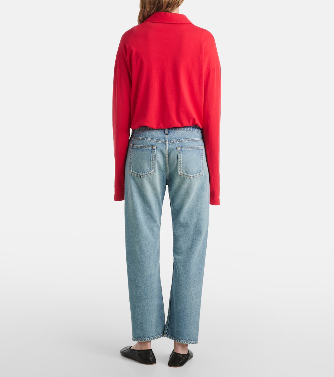 Выцветшие узкие джинсы Riaco The Row, Light Indigo — фото 3