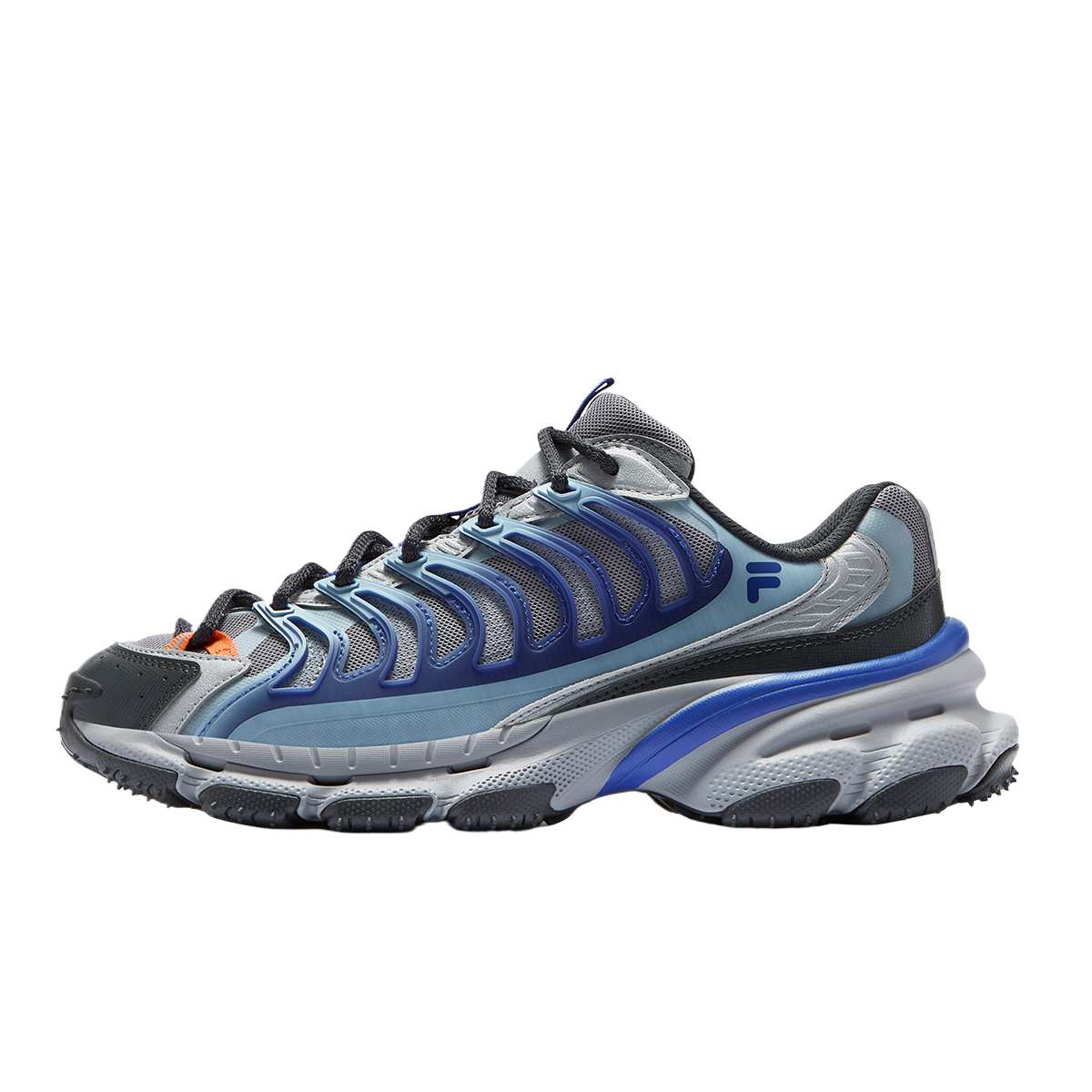 

Кроссовки BRACKET Starship, низкие повседневные туфли для мужчин FILA FUSION, Alloy Gray/Shadow Black Gray