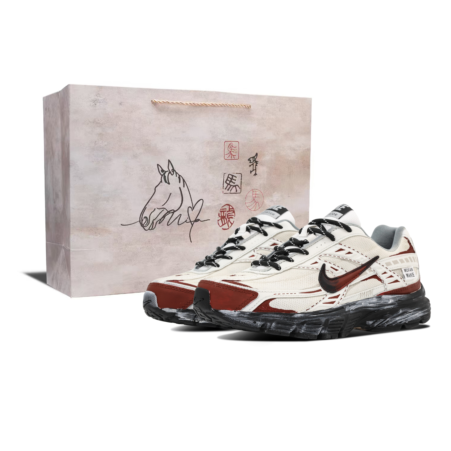 

Initiator Textile, Synthetic Leather, устойчивая к истиранию, дышащая, низкая, для длительного бега и спринта Nike, rouge