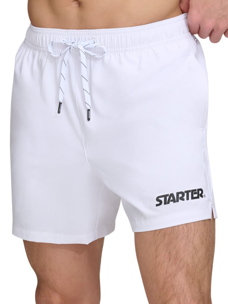 

Шорты со шнурком и обычным кроем Starter, белый