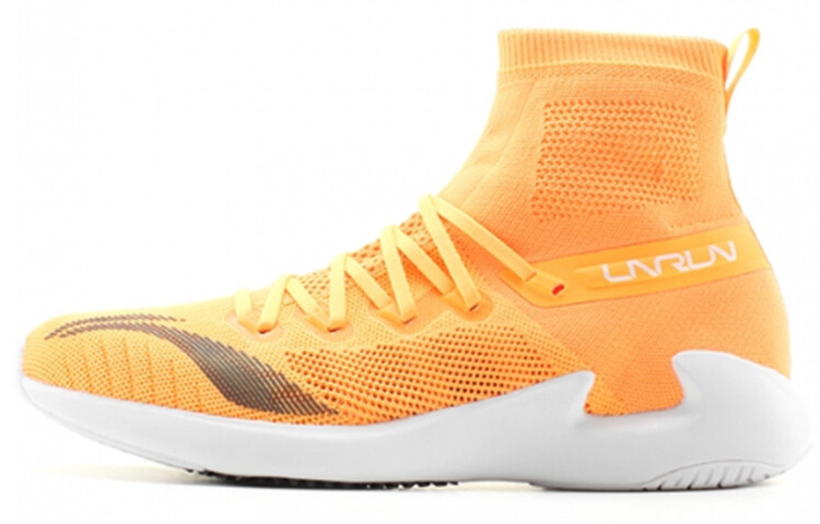 

Кроссовки женские высокие оранжевые Lining